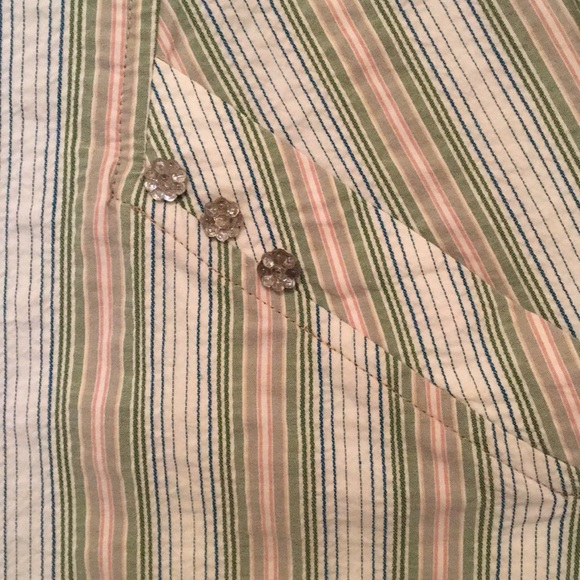 Burning Torch | Anthropology Striped Cotton Dress - Picture 2 of 8